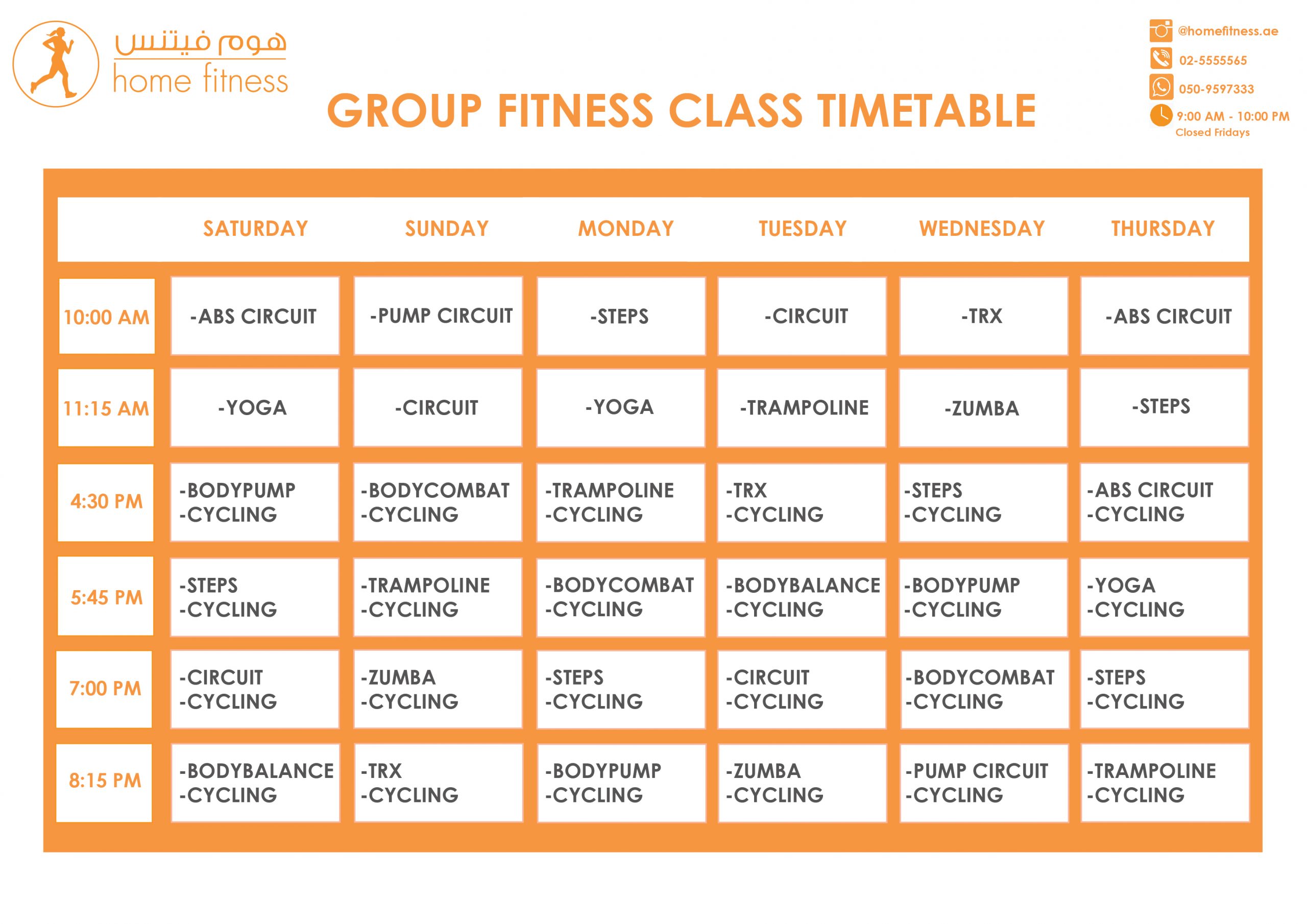 Group Fitness Classes | Home Fitness For Ladies